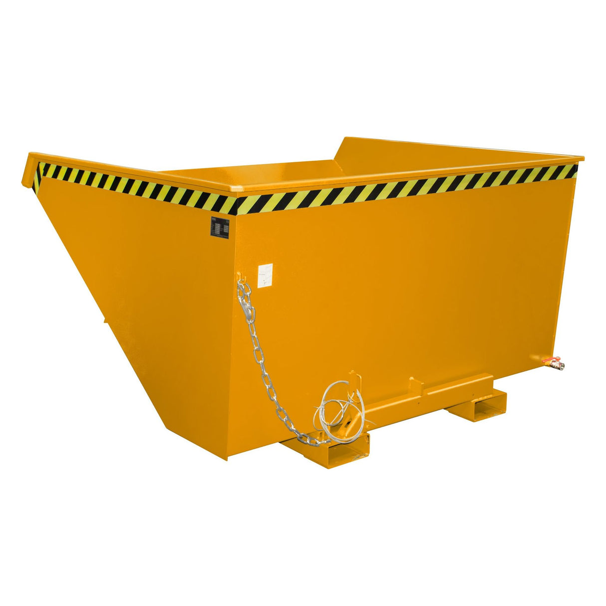 BAUER Südlohn Späne-Kippbehälter ®-E Typ EXPO-E 2100 RAL 2000 Gelborange - Art.-Nr. 4498-55-0000-1