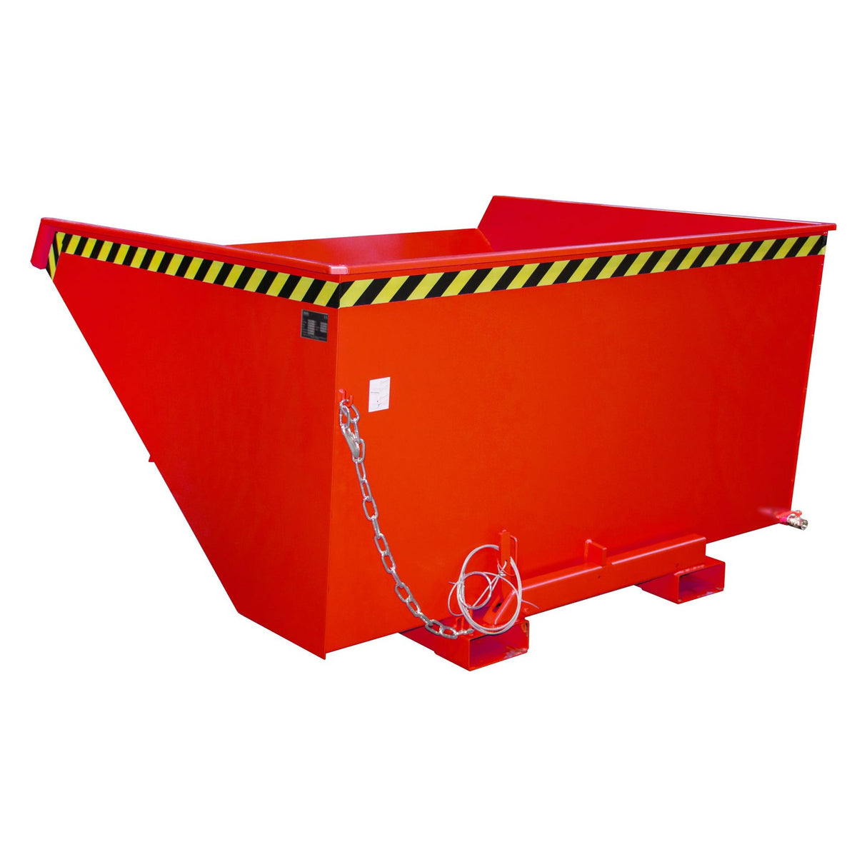 BAUER Südlohn Späne-Kippbehälter ®-E Typ EXPO-E 2100 RAL 3000 Feuerrot - Art.-Nr. 4498-55-0000-2