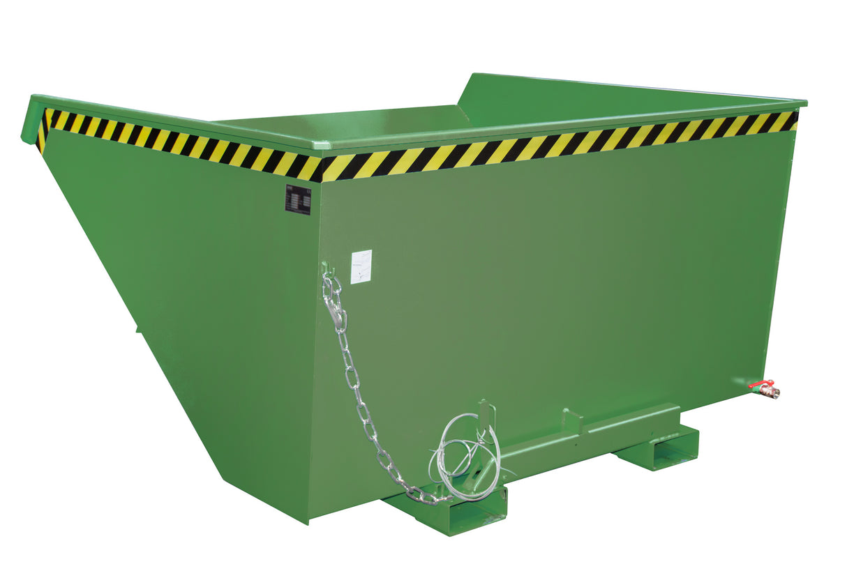 BAUER Südlohn Späne-Kippbehälter ®-E Typ EXPO-E 2100 RAL 6011 Resedagrün - Art.-Nr. 4498-55-0000-4