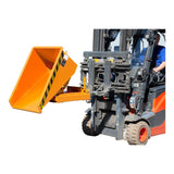 BAUER Südlohn Späne-Kippbehälter ®-E Typ EXPO-E 150 RAL 2000 Gelborange - Art.-Nr. 4498-56-0000-1