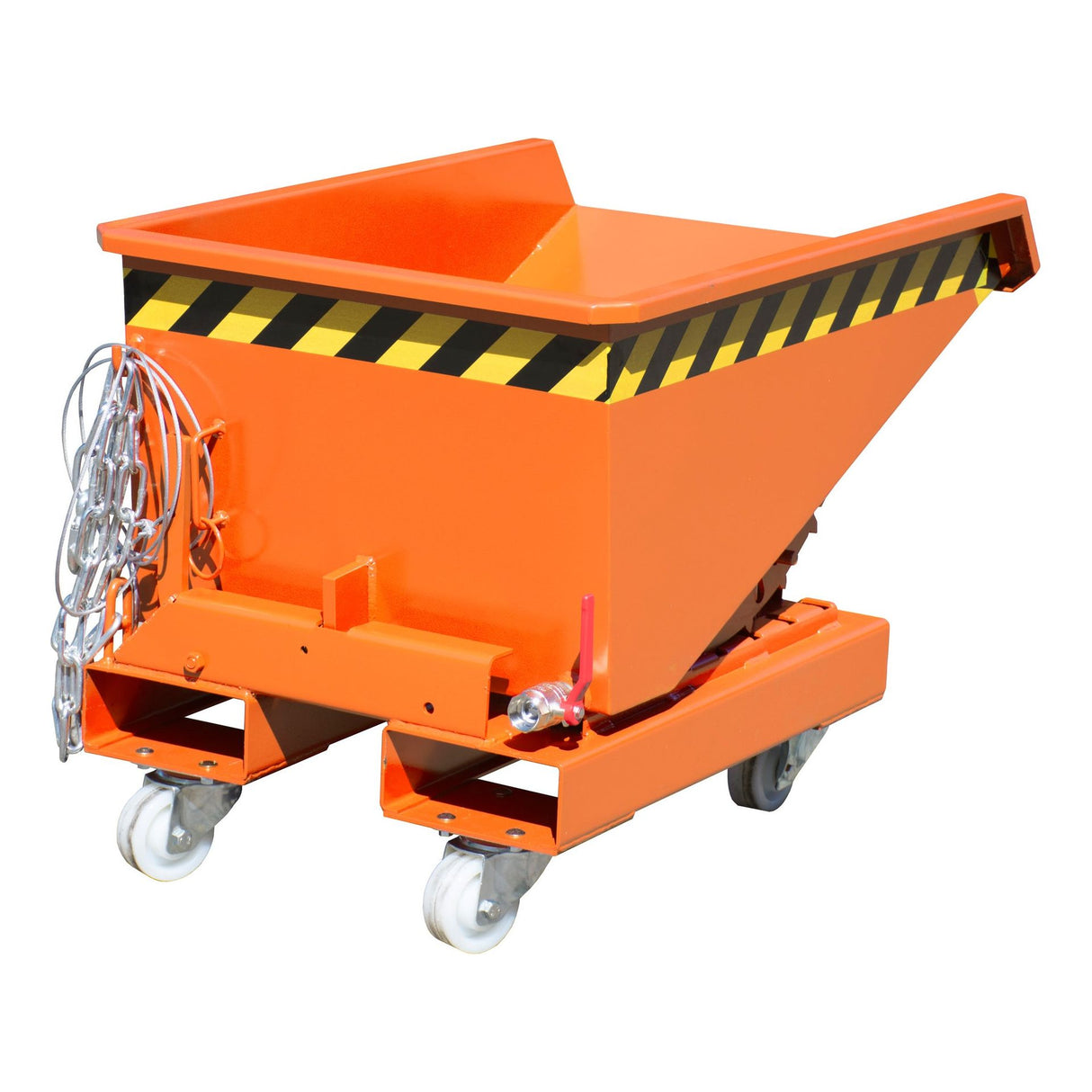 BAUER Südlohn Späne-Kippbehälter ®-E Typ EXPO-E 150 RAL 2000 Gelborange - Art.-Nr. 4498-56-0000-1