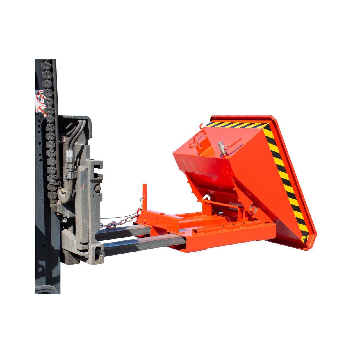 BAUER Südlohn Späne-Kippbehälter ®-E Typ EXPO-E 150 RAL 3000 Feuerrot - Art.-Nr. 4498-56-0000-2