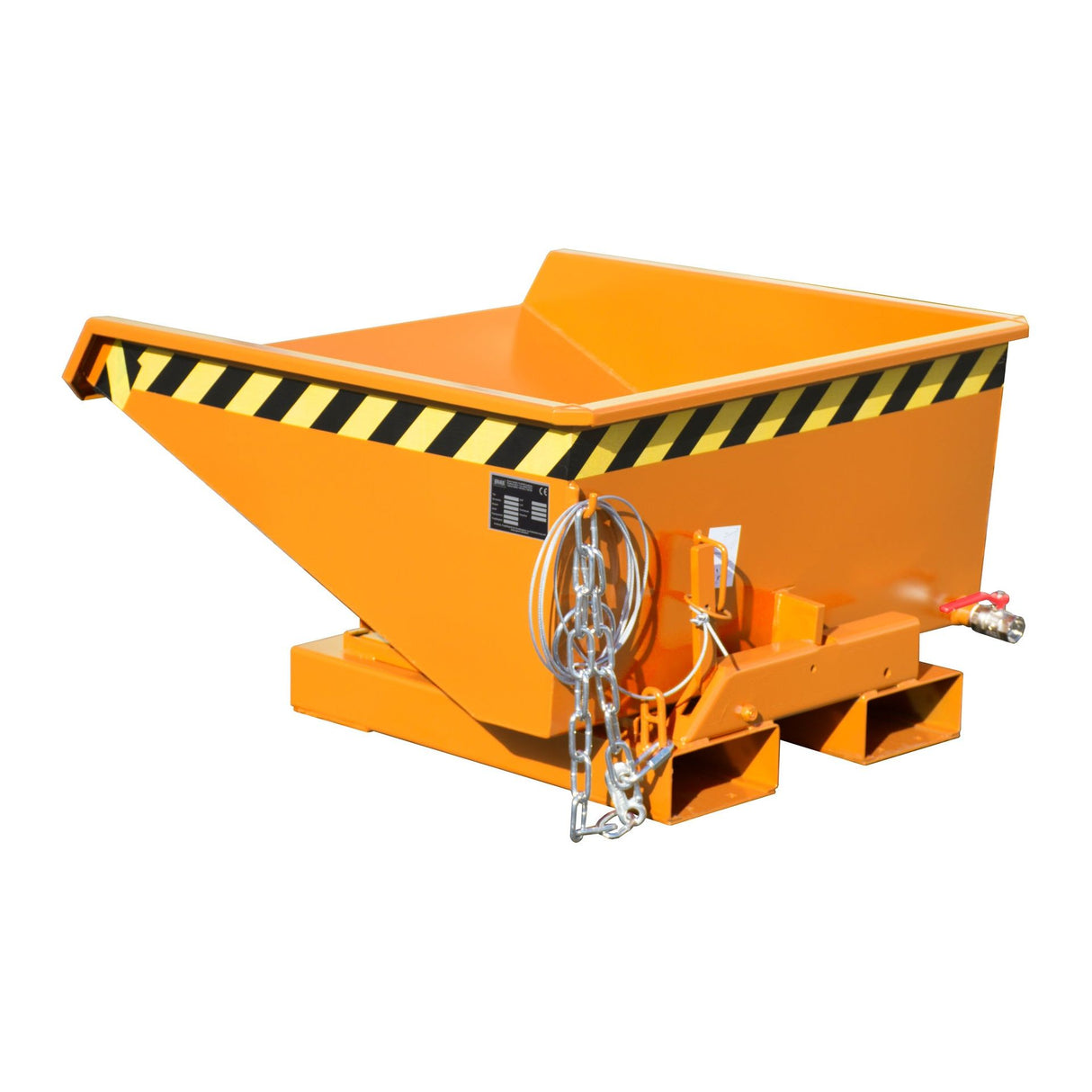 BAUER Südlohn Späne-Kippbehälter ®-E Typ EXPO-E 225 RAL 2000 Gelborange - Art.-Nr. 4498-57-0000-1