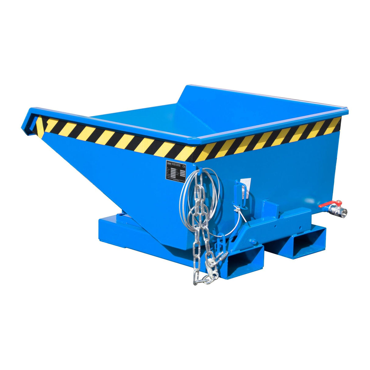 BAUER Südlohn Späne-Kippbehälter ®-E Typ EXPO-E 225 RAL 5012 Lichtblau - Art.-Nr. 4498-57-0000-3