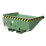 BAUER Südlohn Späne-Kippbehälter ®-E Typ EXPO-E 275 RAL 6011 Resedagrün - Art.-Nr. 4498-58-0000-4