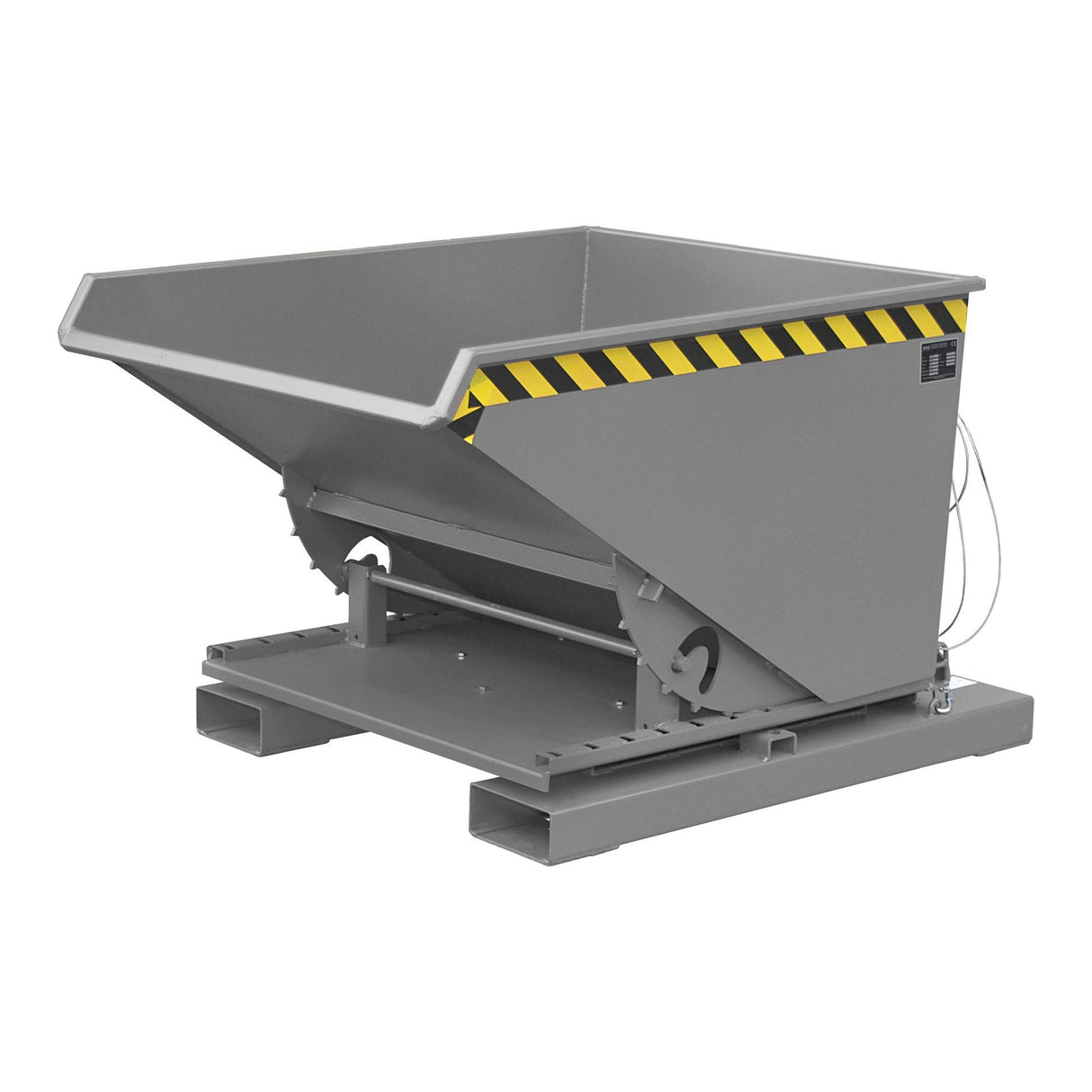 BAUER Südlohn Kippbehälter Typ 3S 600 RAL 7005 Mausgrau - Art.-Nr. 4498-71-0000-5