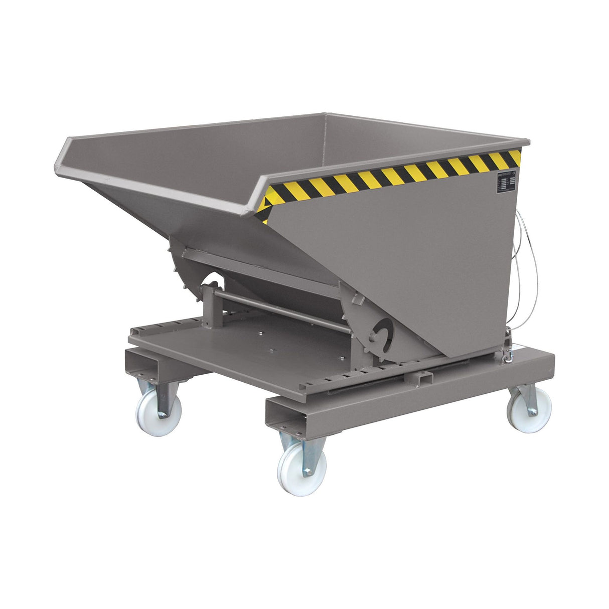 BAUER Südlohn Kippbehälter Typ 3S 600 RAL 7005 Mausgrau - Art.-Nr. 4498-71-0000-5