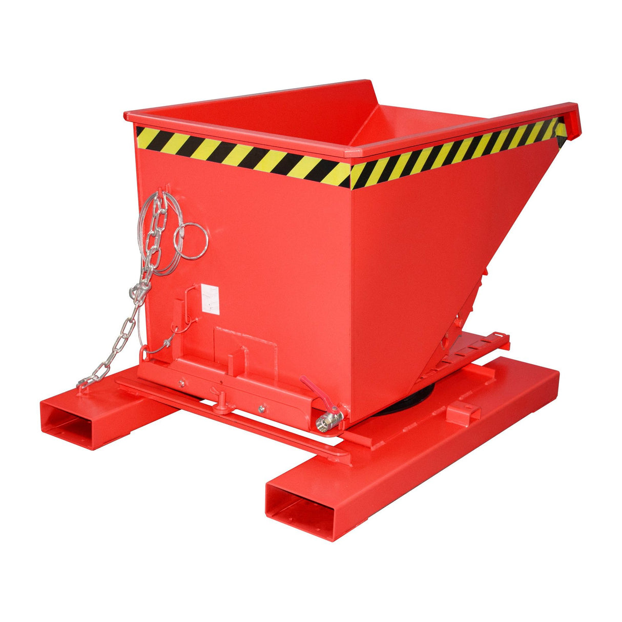 BAUER Südlohn Späne-Kippbehälter Typ S3S 300 RAL 3000 Feuerrot - Art.-Nr. 4498-72-0000-2