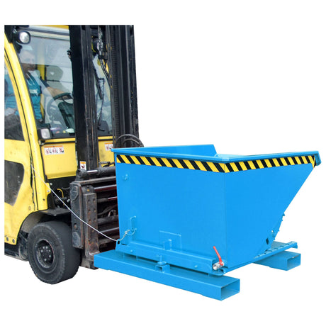 BAUER Südlohn Späne-Kippbehälter Typ S3S 600 RAL 5012 Lichtblau - Art.-Nr. 4498-73-0000-3