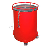 BAUER Südlohn Rundbehälter Typ RB 450 RAL 3000 Feuerrot - Art.-Nr. 4507-01-0000-2