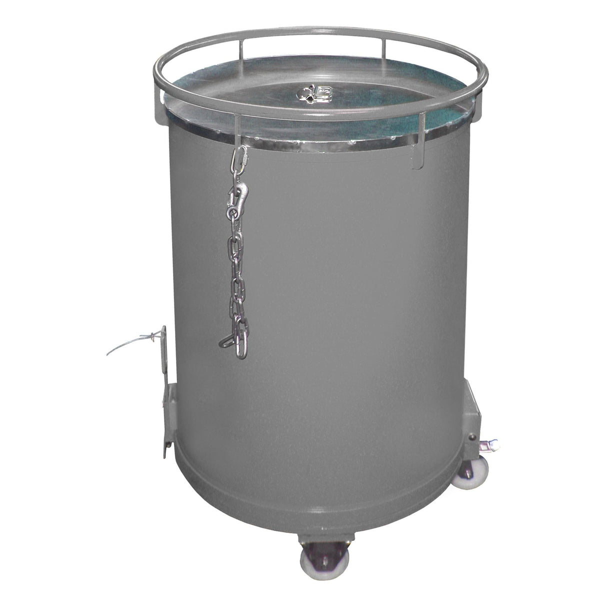 BAUER Südlohn Rundbehälter Typ RB 450 RAL 7005 Mausgrau - Art.-Nr. 4507-01-0000-5