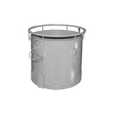 BAUER Südlohn Rundbehälter Typ RB 300 RAL 7005 Mausgrau - Art.-Nr. 4507-02-0000-5