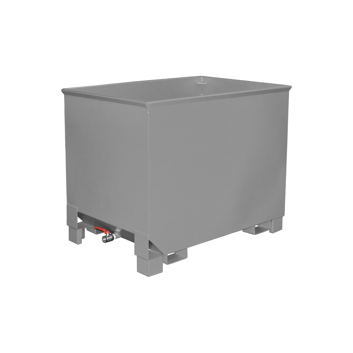 BAUER Südlohn Spänekasten Typ CS 80 RAL 7005 Mausgrau - Art.-Nr. 4511-04-2500-5