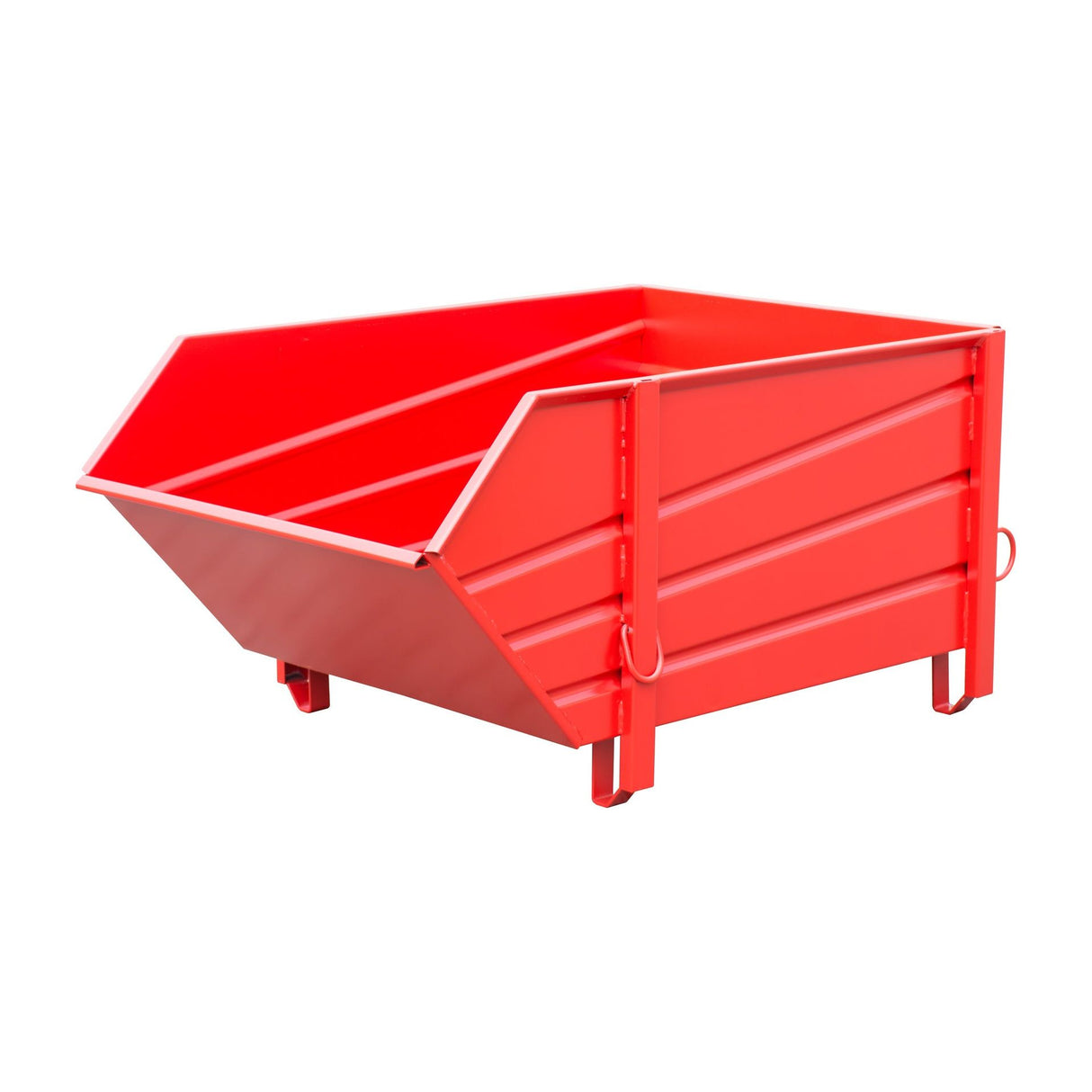 BAUER Südlohn Baustoffbehälter Typ BBP 100 RAL 3000 Feuerrot - Art.-Nr. 4511-15-0000-2