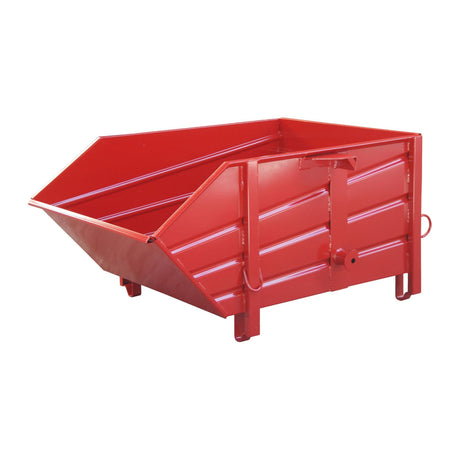 BAUER Südlohn Baustoffbehälter Typ BBP 100 RAL 3000 Feuerrot - Art.-Nr. 4511-15-0000-2