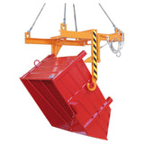 BAUER Südlohn Baustoffbehälter Typ BBP 100 RAL 3000 Feuerrot - Art.-Nr. 4511-15-0000-2