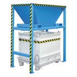 BAUER Südlohn Befülltrichter Typ BTS RAL 5012 Lichtblau - Art.-Nr. 4516-02-0000-3