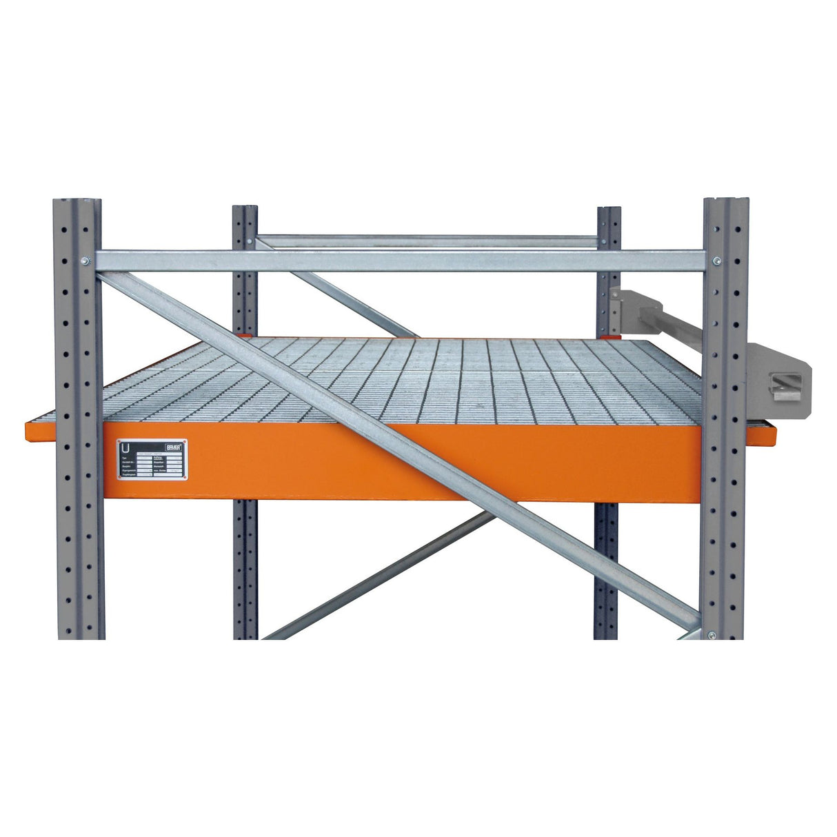 BAUER Südlohn Einhängewanne Typ EHW 1800 RAL 2000 Gelborange - Art.-Nr. 4518-12-0000-1