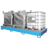 BAUER Südlohn Auffangwanne Typ AW 1000-3 RAL 5012 Lichtblau - Art.-Nr. 4518-17-0000-3