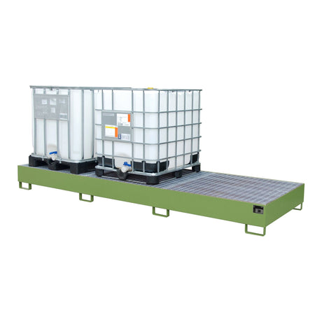 BAUER Südlohn Auffangwanne Typ AW 1000-3 RAL 6011 Resedagrün - Art.-Nr. 4518-17-0000-4