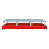 BAUER Südlohn Auffangwanne Typ AWA 1000-3 RAL 3000 Feuerrot - Art.-Nr. 4518-20-0000-2