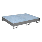 BAUER Südlohn Regalwanne Typ RW-GR 1800 RAL 7005 Mausgrau - Art.-Nr. 4518-44-0000-5