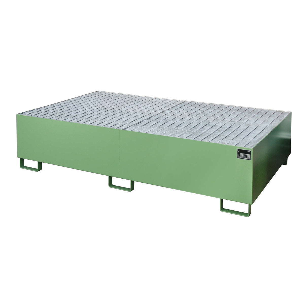 BAUER Südlohn Regalwanne Typ RW-GR 2200-2 RAL 6011 Resedagrün - Art.-Nr. 4518-51-0000-4