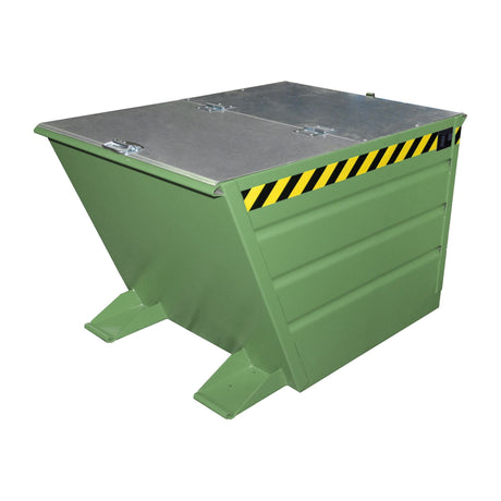 BAUER Südlohn Kippbehälter Typ VG 550 RAL 6011 Resedagrün - Art.-Nr. 4535-01-0000-4