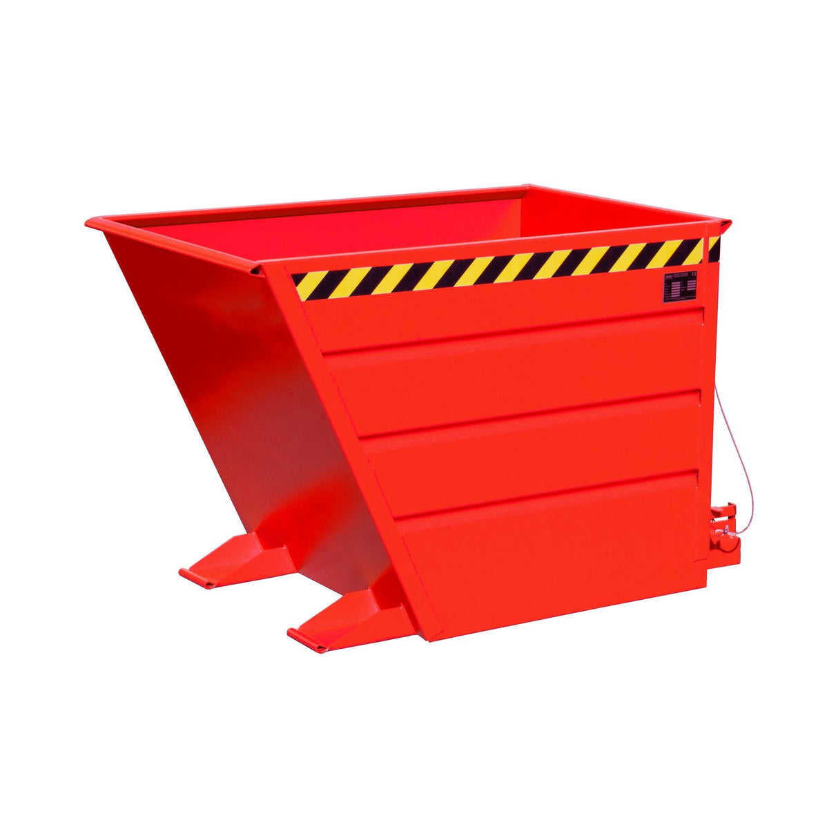 BAUER Südlohn Kippbehälter Typ VG 700 RAL 3000 Feuerrot - Art.-Nr. 4535-02-0000-2