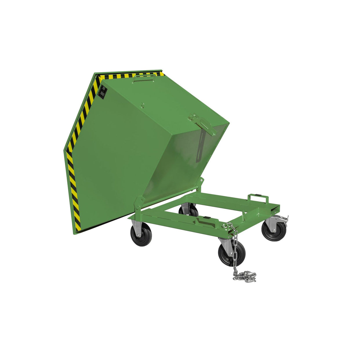 BAUER Südlohn Kippmulde Typ KK 800 RAL 6011 Resedagrün - Art.-Nr. 4541-04-0000-4
