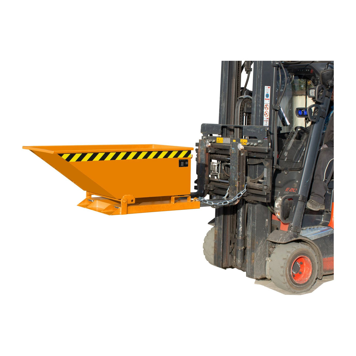 BAUER Südlohn Kippmulde Typ KN 250 RAL 2000 Gelborange - Art.-Nr. 4541-06-0000-1