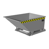 BAUER Südlohn Kippmulde Typ KN 400 RAL 7005 Mausgrau - Art.-Nr. 4541-07-0000-5