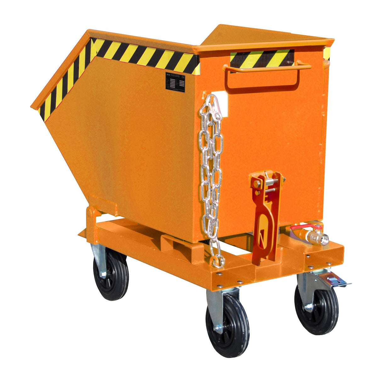 BAUER Südlohn Späne-Kippmulde Typ SKK 250 RAL 2000 Gelborange - Art.-Nr. 4541-08-0000-1