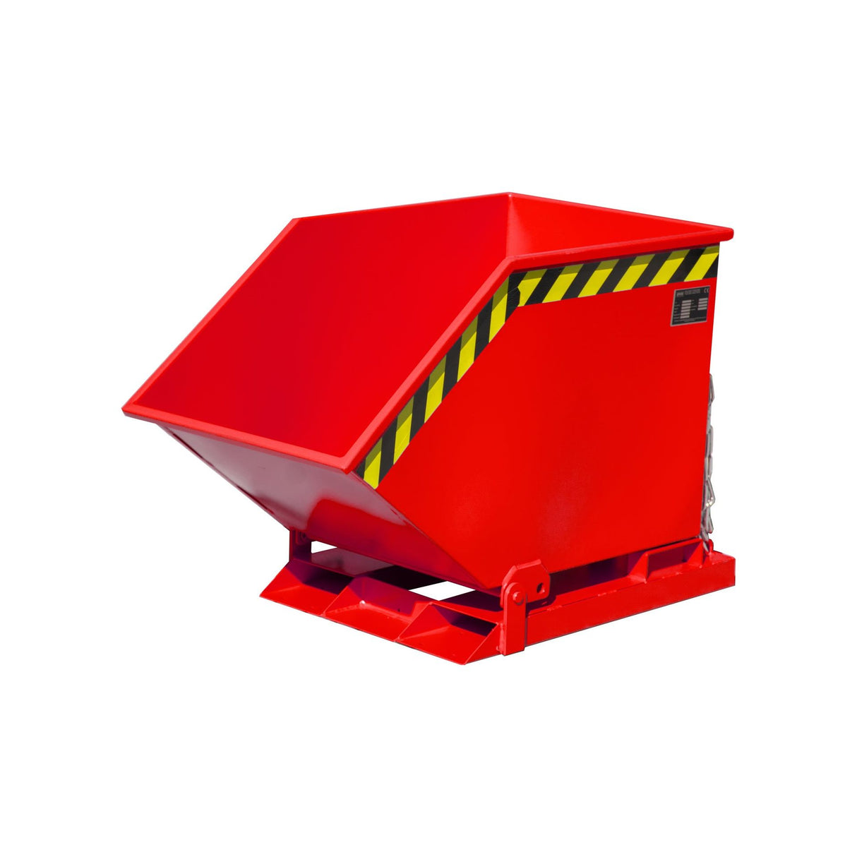 BAUER Südlohn Späne-Kippmulde Typ SKK 250 RAL 3000 Feuerrot - Art.-Nr. 4541-08-0000-2