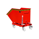 BAUER Südlohn Späne-Kippmulde Typ SKK 400 RAL 3000 Feuerrot - Art.-Nr. 4541-09-0000-2