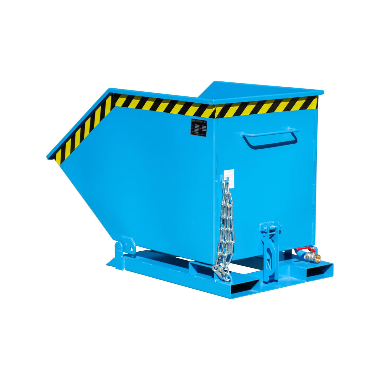 BAUER Südlohn Späne-Kippmulde Typ SKK 400 RAL 5012 Lichtblau - Art.-Nr. 4541-09-0000-3