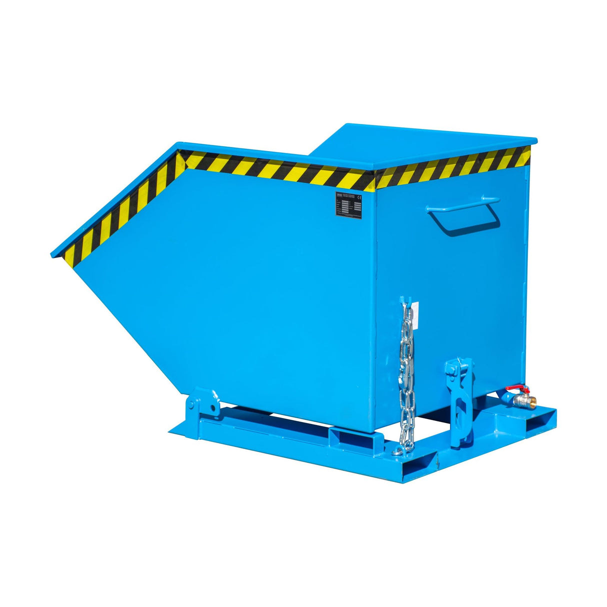 BAUER Südlohn Späne-Kippmulde Typ SKK 600 RAL 5012 Lichtblau - Art.-Nr. 4541-10-0000-3