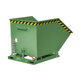 BAUER Südlohn Späne-Kippmulde Typ SKK 600 RAL 6011 Resedagrün - Art.-Nr. 4541-10-0000-4