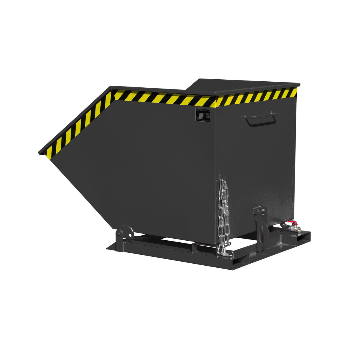 BAUER Südlohn Späne-Kippmulde Typ SKK 800 RAL 7021 Schwarzgrau - Art.-Nr. 4541-11-0000-16