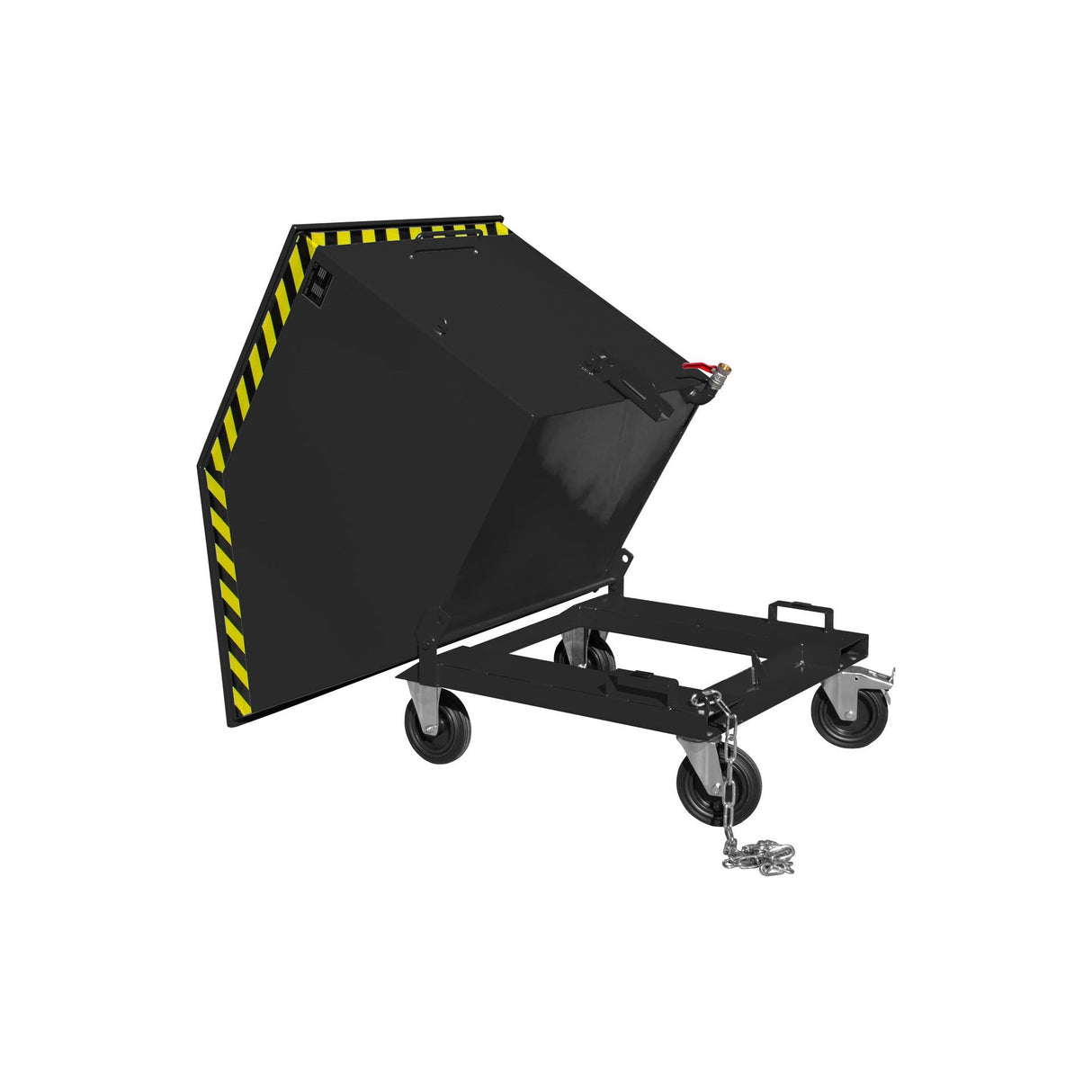 BAUER Südlohn Späne-Kippmulde Typ SKK 800 RAL 7021 Schwarzgrau - Art.-Nr. 4541-11-0000-16