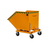 BAUER Südlohn Späne-Kippmulde Typ SKK 800 RAL 2000 Gelborange - Art.-Nr. 4541-11-0000-1