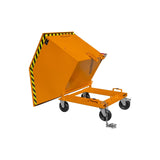 BAUER Südlohn Späne-Kippmulde Typ SKK 800 RAL 2000 Gelborange - Art.-Nr. 4541-11-0000-1