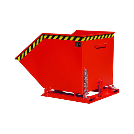 BAUER Südlohn Späne-Kippmulde Typ SKK 800 RAL 3000 Feuerrot - Art.-Nr. 4541-11-0000-2