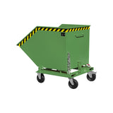 BAUER Südlohn Späne-Kippmulde Typ SKK 800 RAL 6011 Resedagrün - Art.-Nr. 4541-11-0000-4