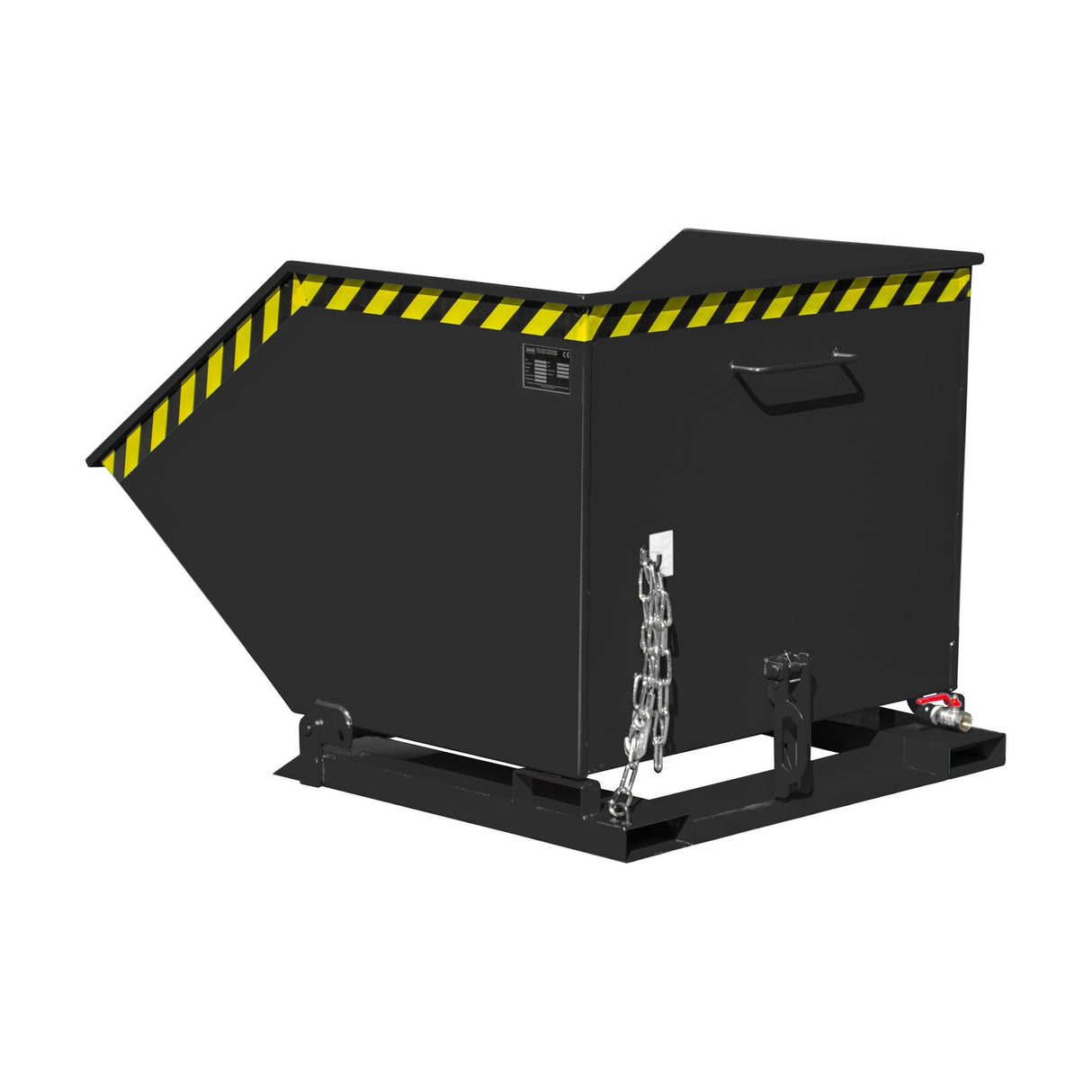 BAUER Südlohn Späne-Kippmulde Typ SKK 1000 RAL 7021 Schwarzgrau - Art.-Nr. 4541-12-0000-16