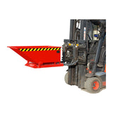 BAUER Südlohn Späne-Kippmulde Typ SKN 250 RAL 3000 Feuerrot - Art.-Nr. 4541-13-0000-2