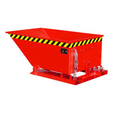 BAUER Südlohn Späne-Kippmulde Typ SKN 400 RAL 3000 Feuerrot - Art.-Nr. 4541-14-0000-2