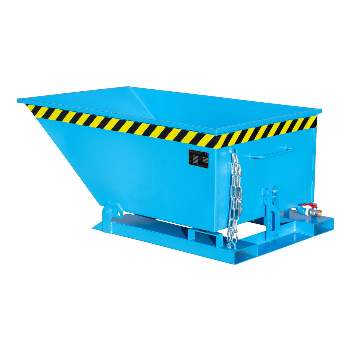 BAUER Südlohn Späne-Kippmulde Typ SKN 400 RAL 5012 Lichtblau - Art.-Nr. 4541-14-0000-3