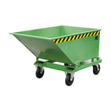 BAUER Südlohn Späne-Kippmulde Typ SKN 400 RAL 6011 Resedagrün - Art.-Nr. 4541-14-0000-4