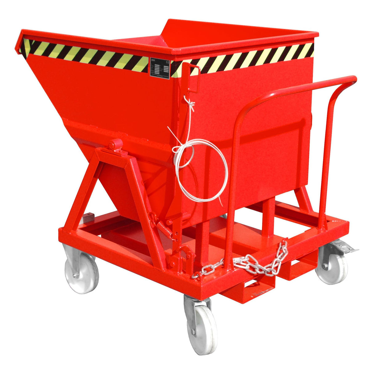 BAUER Südlohn Kippmulde Typ KS 400 RAL 3000 Feuerrot - Art.-Nr. 4541-15-0000-2